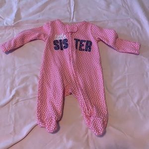 Carter’s Little Sister Zip Up Sleeper